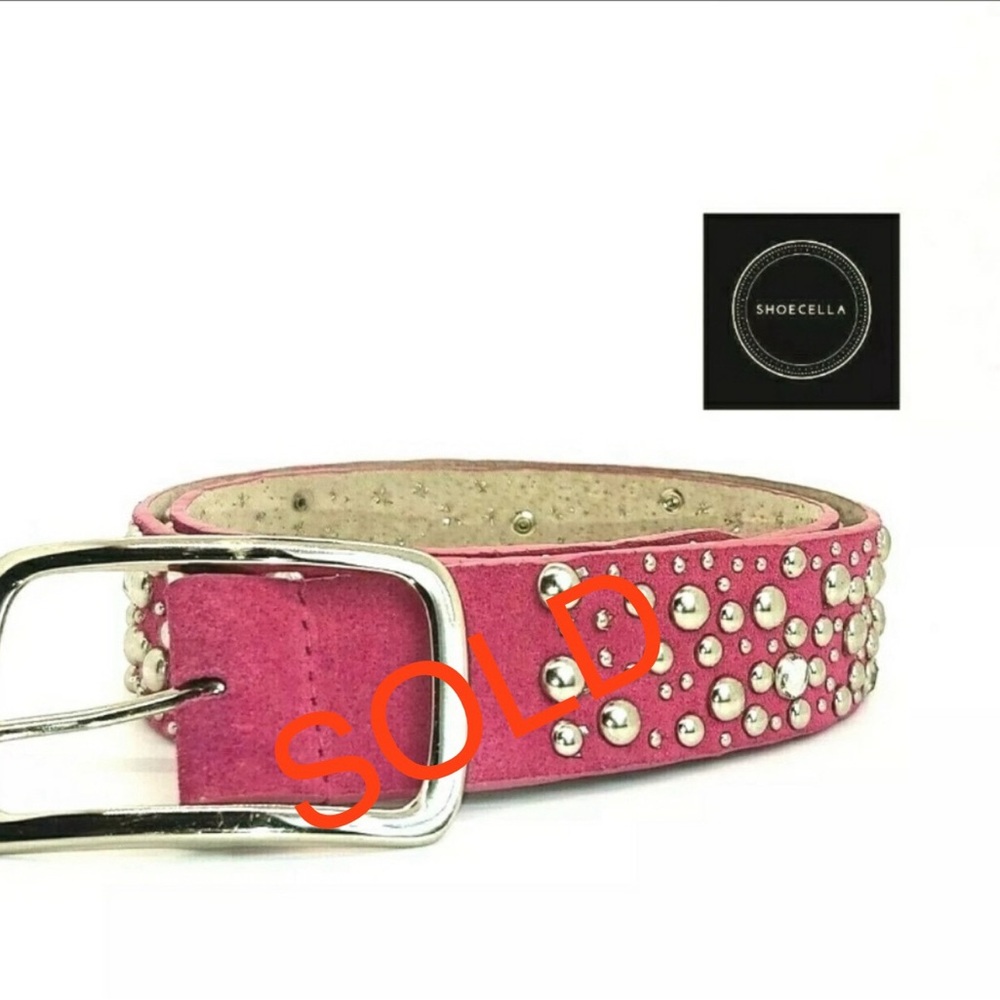 🔴CLEARANCE SALE🔴 Pink Suede Belt